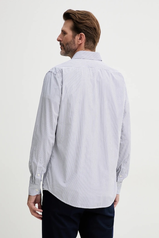 Oblečenie Bavlnená košeľa United Colors of Benetton 53ZDUQ04A modrá