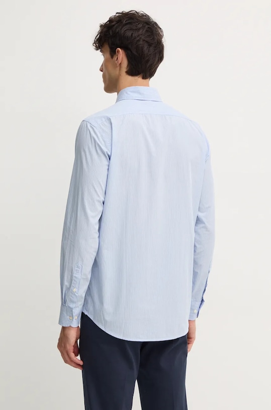 Odzież United Colors of Benetton koszula bawełniana 53ZDUQ04A niebieski