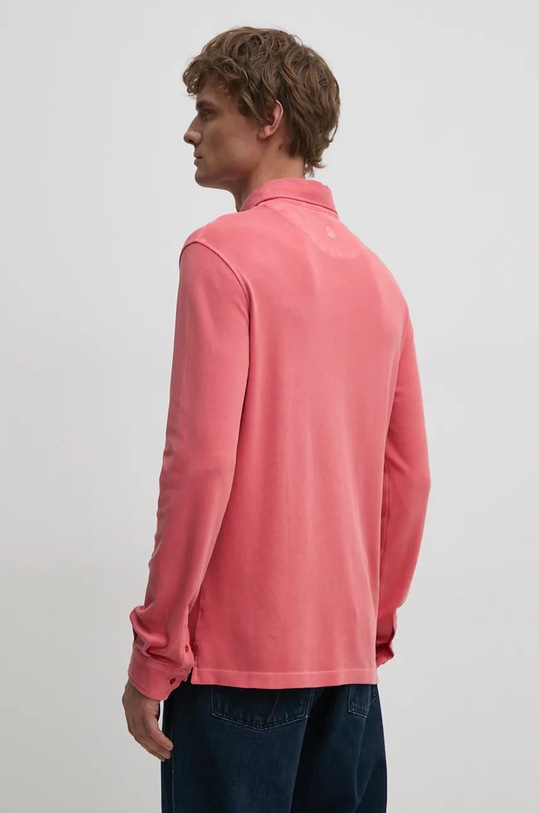 Одежда Хлопковая рубашка United Colors of Benetton 5WMYUQ052 розовый