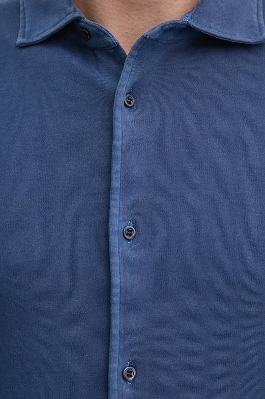 Bavlnená košeľa United Colors of Benetton 5WMYUQ052 tmavomodrá