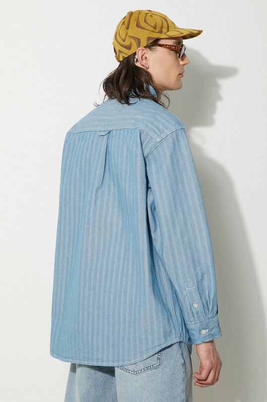 Одяг Джинсова сорочка Carhartt WIP Menard I033577.102 блакитний