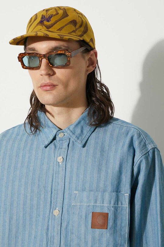 Джинсова сорочка Carhartt WIP Menard I033577.102 блакитний