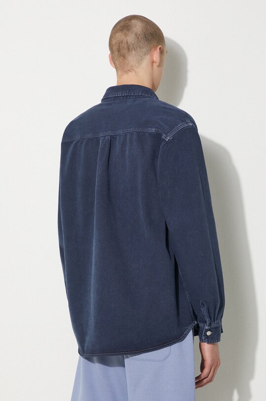 Clothing Carhartt WIP denim shirt George Shirt I033750.29L4J navy