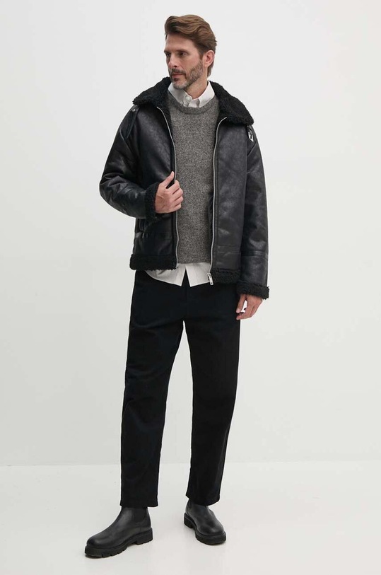 Îmbrăcăminte Armani Exchange camasa din bumbac 6DZC02.ZN5CZ bej