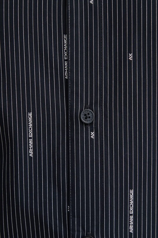 Бавовняна сорочка Armani Exchange 6DZC06.ZN5DZ темно-синій