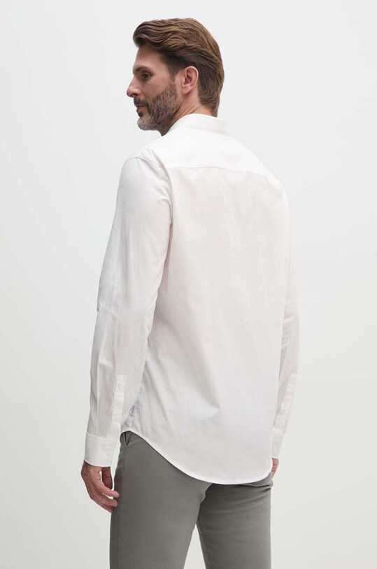 Хлопковая рубашка Armani Exchange белый 6DZC10.ZNXLZ