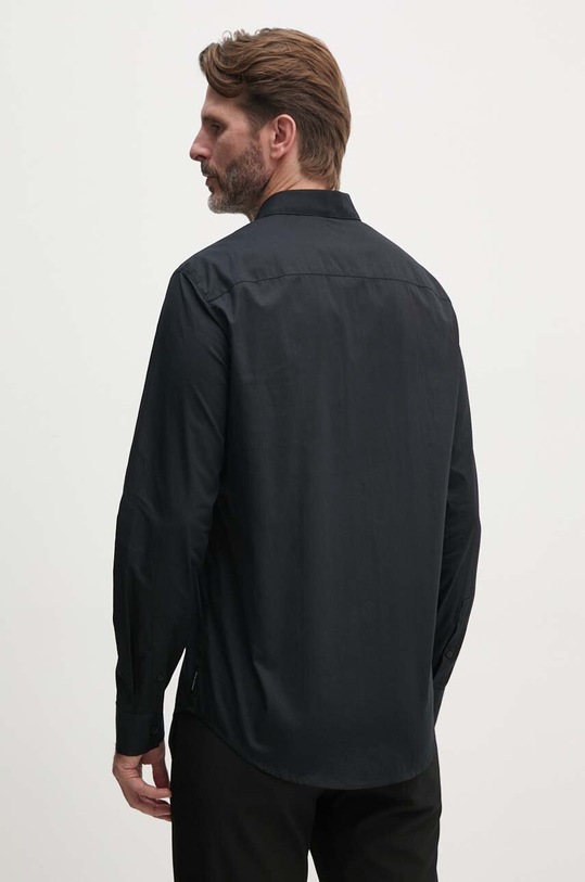 Bavlněná košile Armani Exchange černá 6DZC10.ZNXLZ