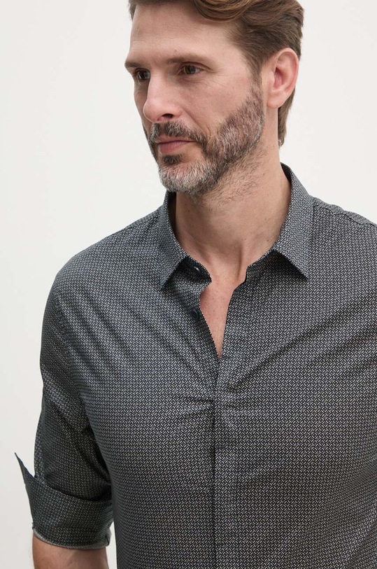 Košeľa Armani Exchange tmavomodrá 6DZC25.ZNEAZ