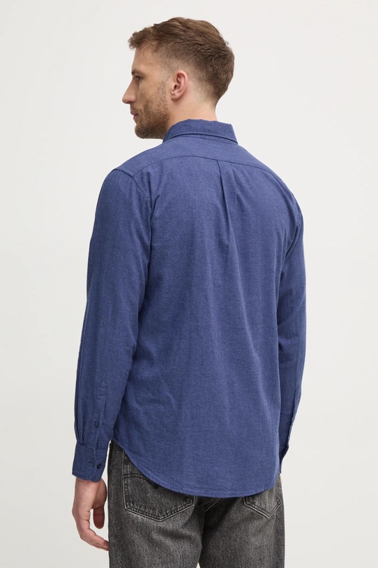Odzież United Colors of Benetton koszula bawełniana 5TCRUQ04W granatowy