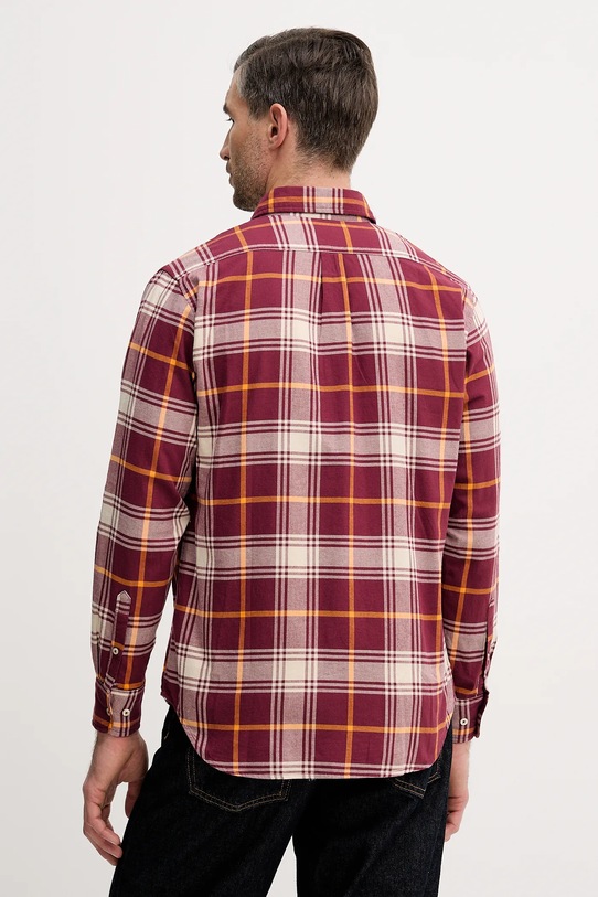 Odjeća Pamučna košulja United Colors of Benetton 5TCRUQ04W bordo