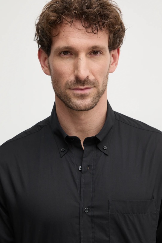 United Colors of Benetton koszula bawełniana czarny 5KQRUQ04B