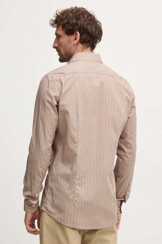 Bavlnená košeľa United Colors of Benetton béžová 51E8UQ04D