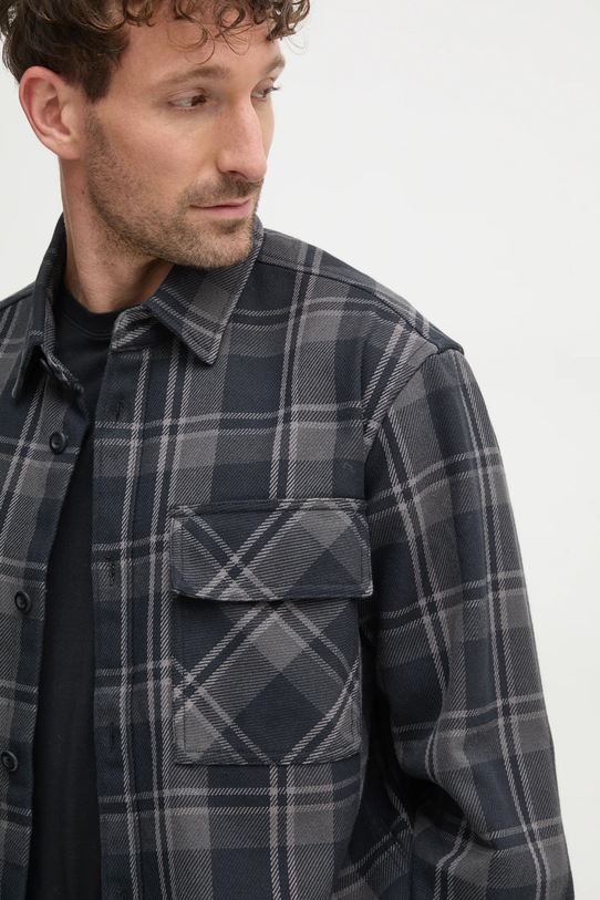 Сорочка United Colors of Benetton сірий 5KMFUQ050