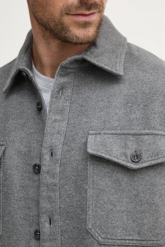 United Colors of Benetton pamut ing 5E5YUQ04Z szürke