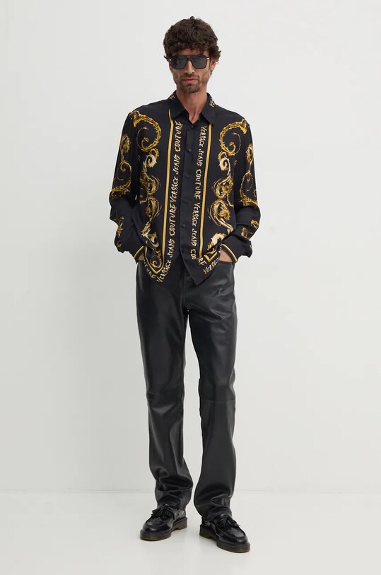 Košile Versace Jeans Couture 77GAL2RC.NS499 černá AW24