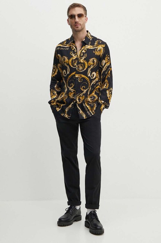 Сорочка Versace Jeans Couture 77GAL2R0.NS508 чорний AW24