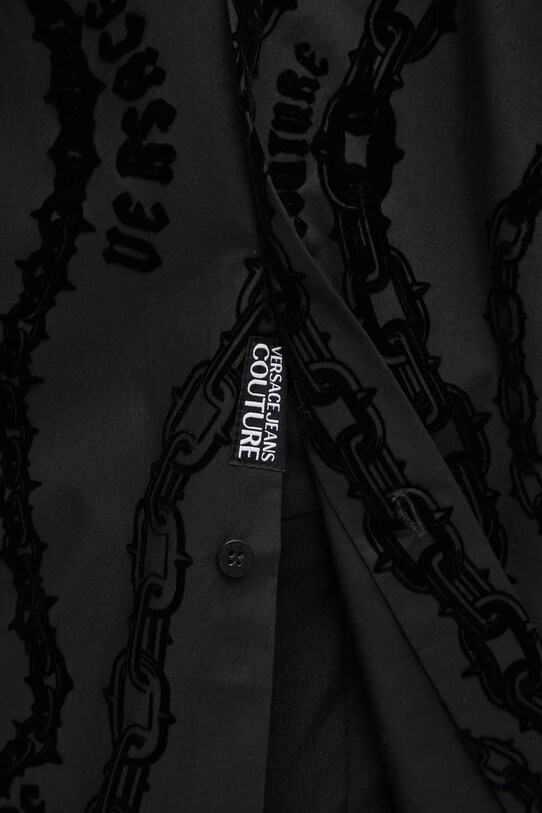 Versace Jeans Couture pamut ing 77GAL2R0.NS509 fekete