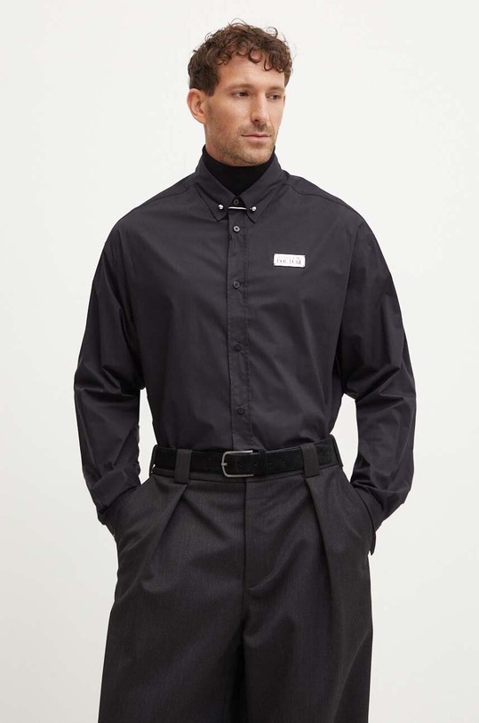 Versace Jeans Couture camasa din bumbac 77GALY10.CN002 negru