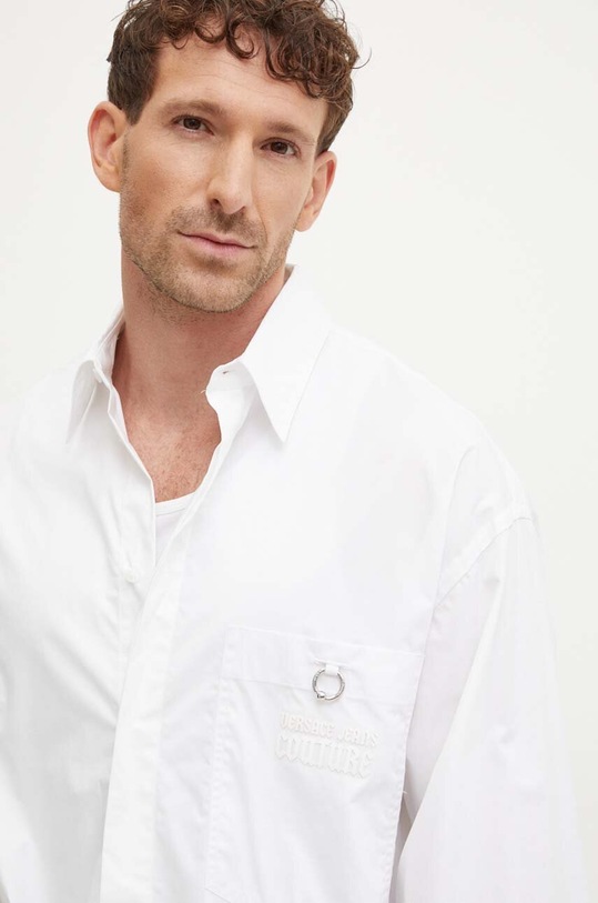 Versace Jeans Couture koszula bawełniana 77GAL218.N0132 biały