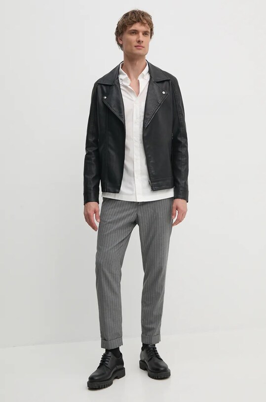Armani Exchange koszula bawełniana 6DZC21.ZN2VZ biały AW24