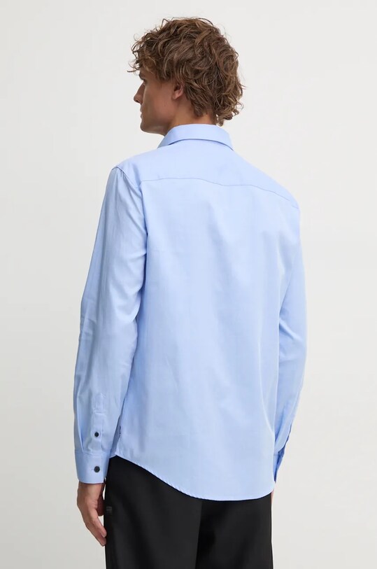 Bavlnená košeľa Armani Exchange modrá 6DZC22.ZN5SZ