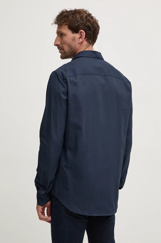 Бавовняна сорочка Armani Exchange темно-синій 6DZC22.ZN5SZ