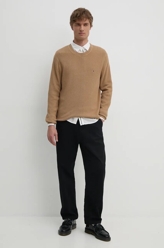 Armani Exchange koszula bawełniana 6DZC27.ZNZRZ biały