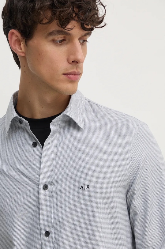Košeľa Armani Exchange sivá 6DZC30.ZN5UZ