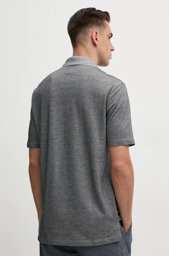 Îmbrăcăminte Armani Exchange polo de bumbac 6DZFJP.ZJM5Z gri