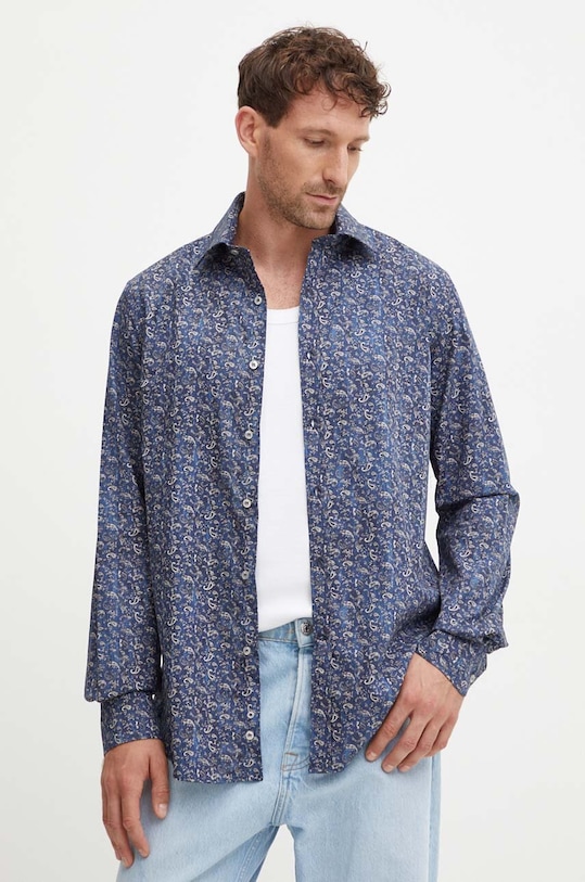 Paul&Shark camasa din bumbac lung albastru 14313109CF