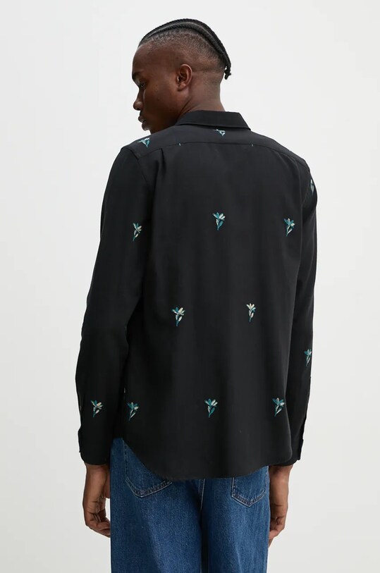 Одяг Бавовняна сорочка PS Paul Smith M2R.614P.N22179 чорний