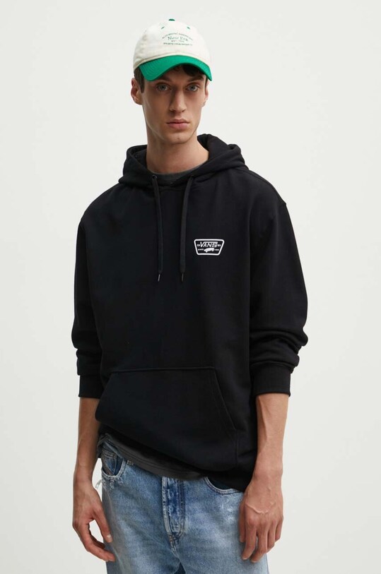 Odjeća Pamučna dukserica Vans VN000HNZBLK1 crna
