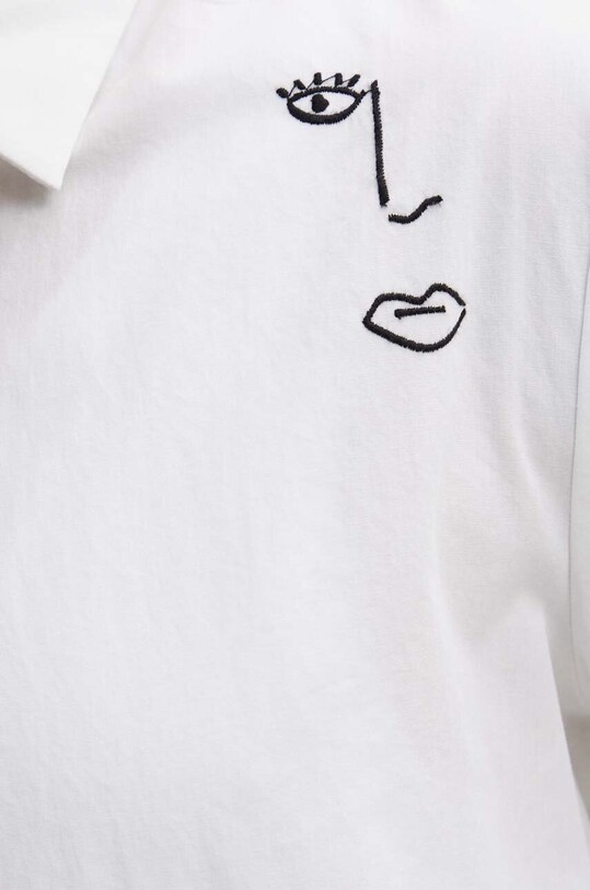 Desigual koszula bawełniana AMADEO 24WMCW09 biały AW24