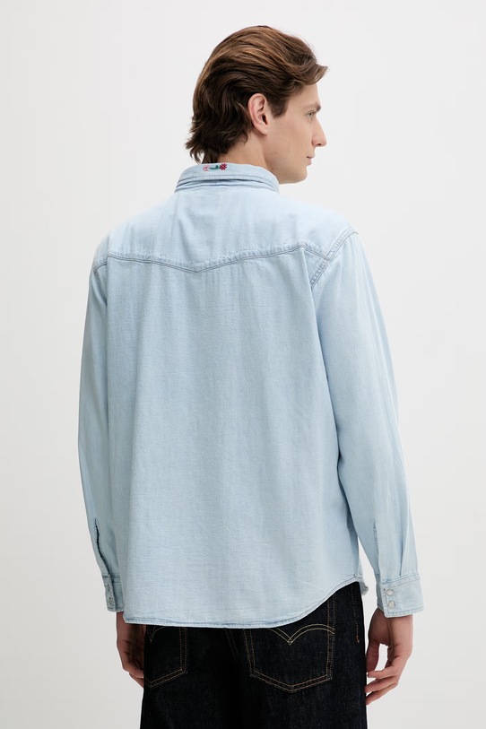 Odzież Levi's koszula jeansowa A1919 niebieski