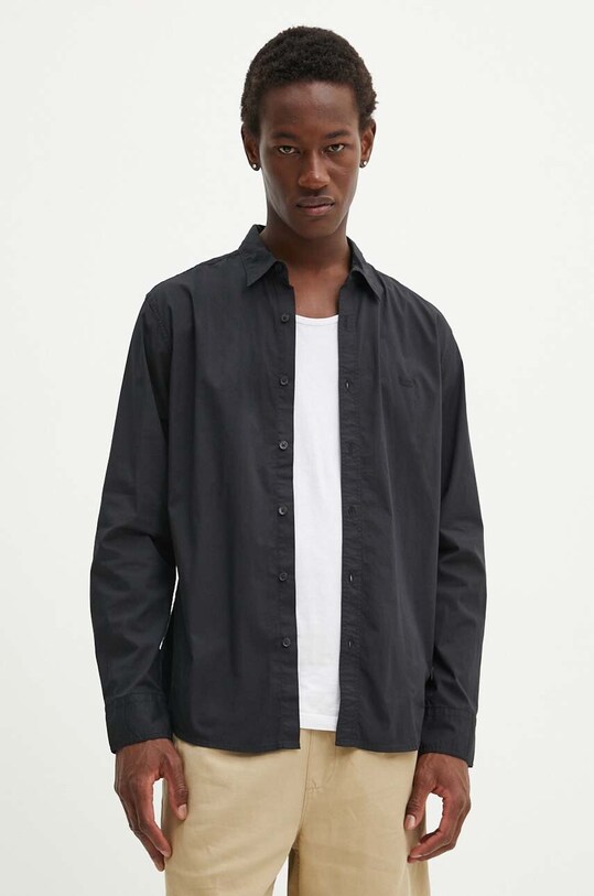 Košulja Levi's bez uzorka crna 86625.0054