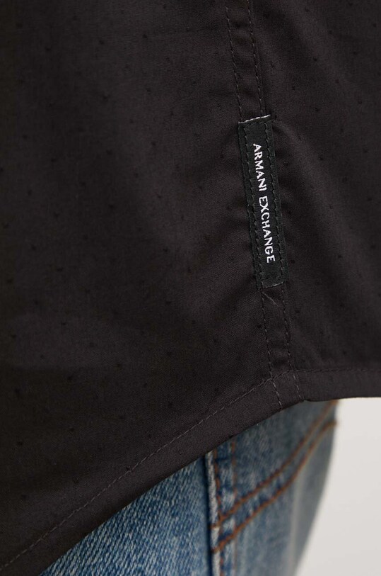 Armani Exchange koszula bawełniana XM000006.AF10831 czarny