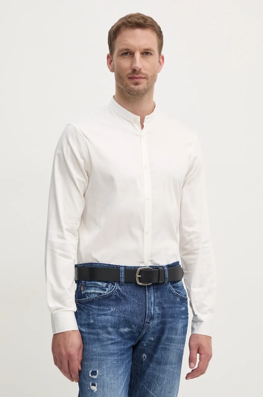 Košile Armani Exchange hladký bílá XM000017.AF10192