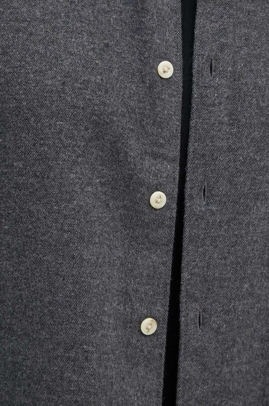 Πουκάμισο American Vintage MDAK06AH24 γκρί AW24