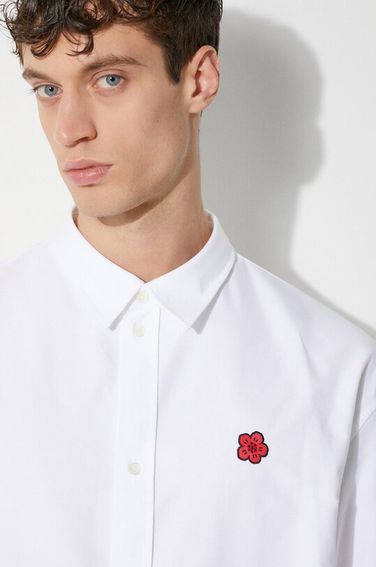 Bavlnená košeľa Kenzo Boke Flower Crest Shortsleeve Shirt FE65CH1239LO.01