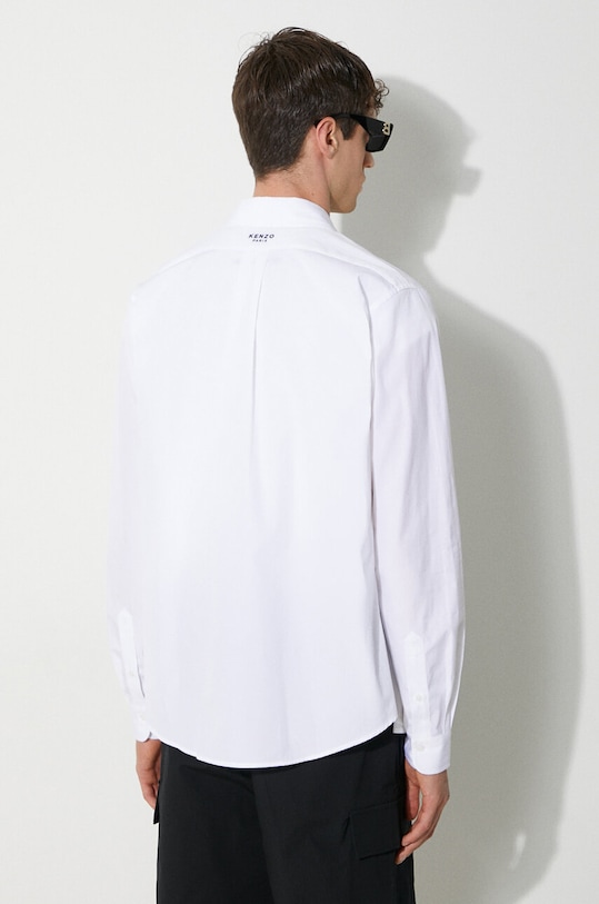 Oblečení Bavlněná košile Kenzo Boke Flower Crest Shirt FE65CH4109LI.01 bílá