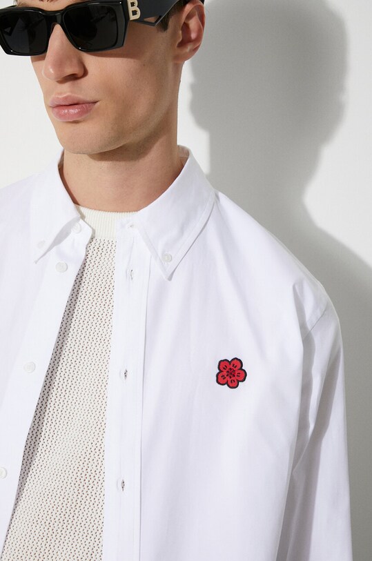 Kenzo koszula bawełniana Boke Flower Crest Shirt FE65CH4109LI.01