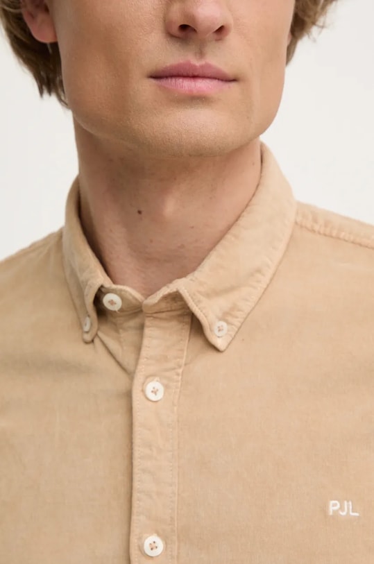 Вельветова сорочка Pepe Jeans MILLER PM308730 бежевий AW24