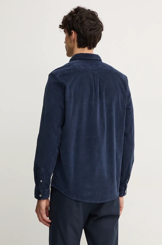 Odzież Pepe Jeans koszula sztruksowa MILLER PM308730 granatowy