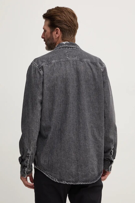 Odzież Pepe Jeans koszula jeansowa BROOKS PM308767 szary