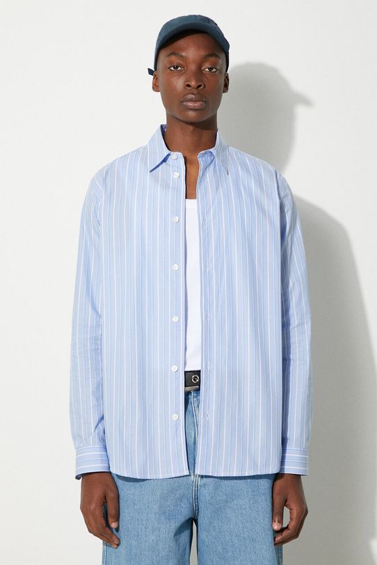 Памучна риза Samsoe Samsoe Sadamon X свободна син M24200063