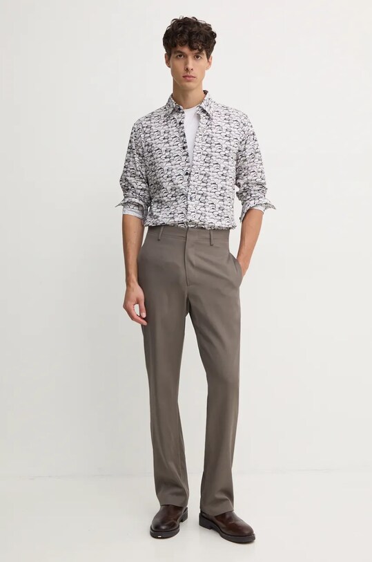 Бавовняна сорочка Joop! 30043533 зелений AW24