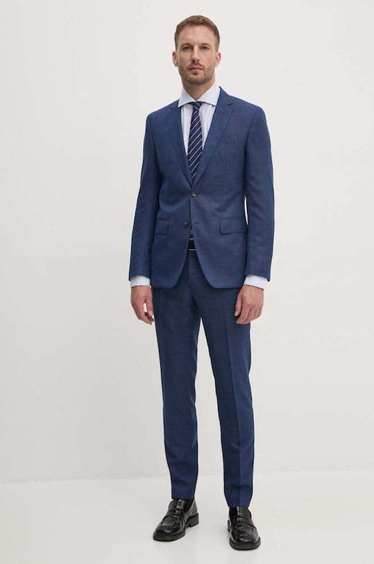 Одежда Хлопковая рубашка Joop! 30043593 голубой