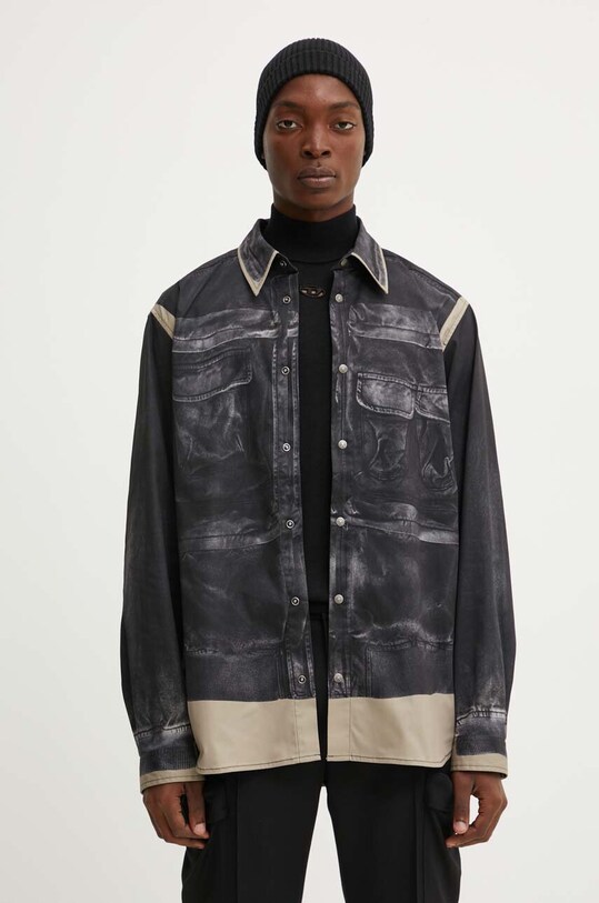 Diesel camicia S-AFTER-A regolare nero A14233.0GHBY