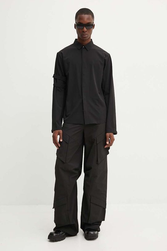 Košeľa Heliot Emil PREAW24.M.05.053.BLK01 čierna AW24