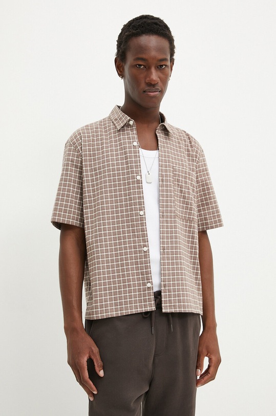 Hollister Co. camasa cu modele maro KI325.4069.409